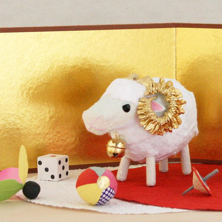 めでたや 正月飾り おしゃれ 和紙 置物 縁起物 日本製 リビング 玄関