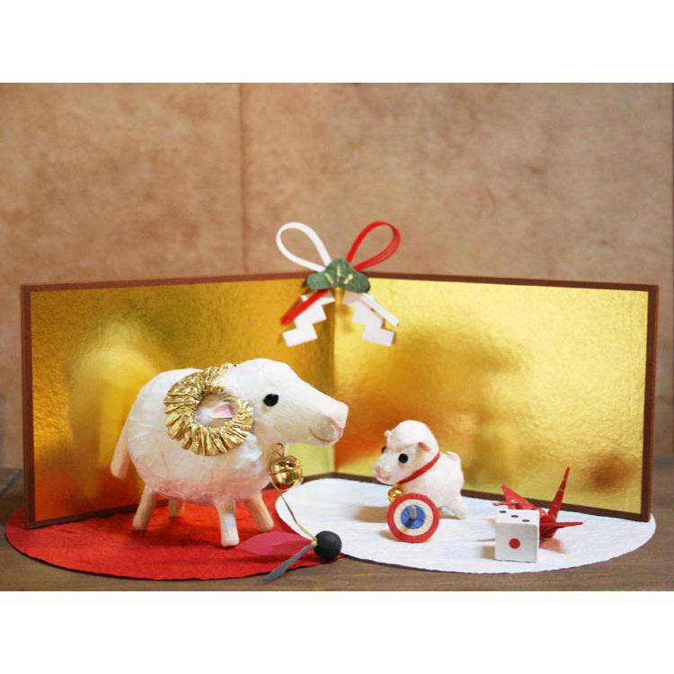 正月飾り　和風インテリア　置物 楽天市場】正月飾り 置物 鏡餅 木製 門松 一対 2本組 干支 【木製