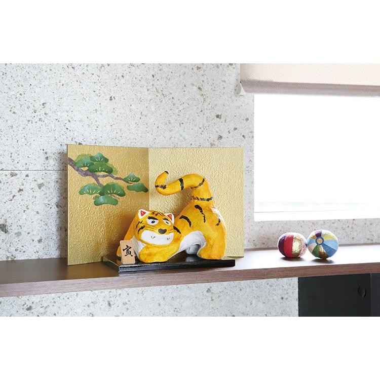 めでたや 金屏風 おしゃれ 和紙 置物 お正月飾り 和風 和雑貨 玄関