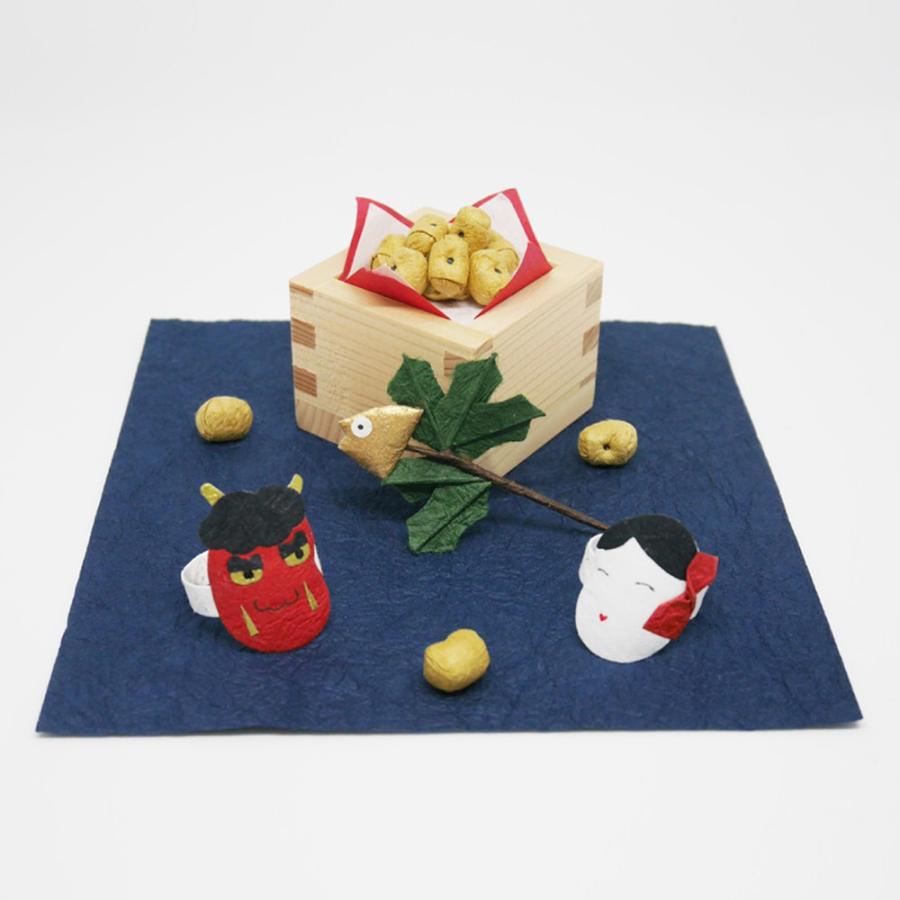 節分飾り おしゃれ 和紙 置き飾り ミニチュア インテリア 暦箱 節分 和紙生活 通販 Yahoo ショッピング