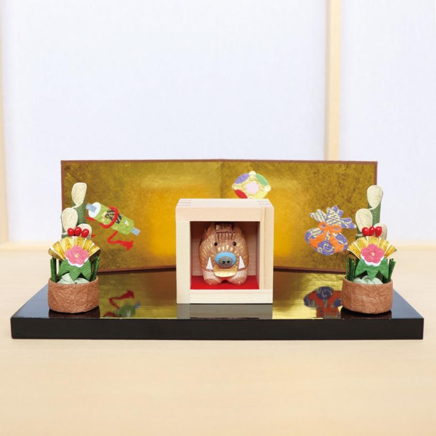 めでたや 干支の置物 おしゃれ 歳ます 招福亥 お正月飾り 和紙 雑貨