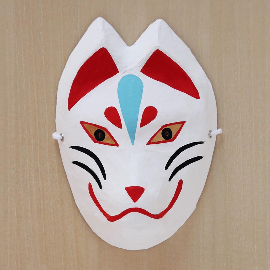 めでたや お面 キツネ 壁掛け お正月飾り おしゃれ 和紙 縁起物 玄関