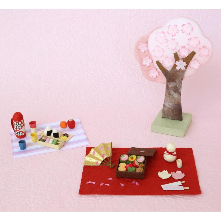 置き飾り かわいい 和紙 インテリア ミニチュア めでたや遊び 花見セット 和紙生活 通販 Yahoo ショッピング