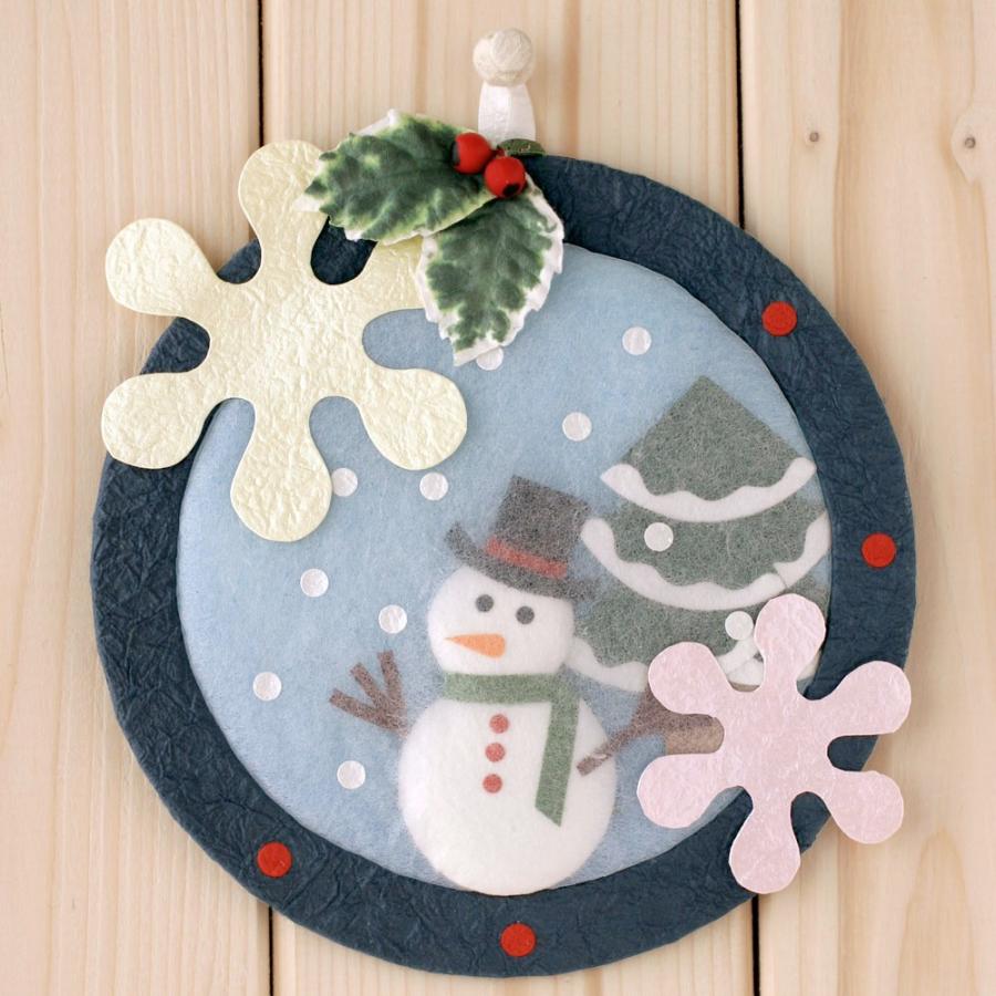 クリスマス シーズンオーナメント 雪あそび ネコポス可 和紙生活 通販 Yahoo ショッピング