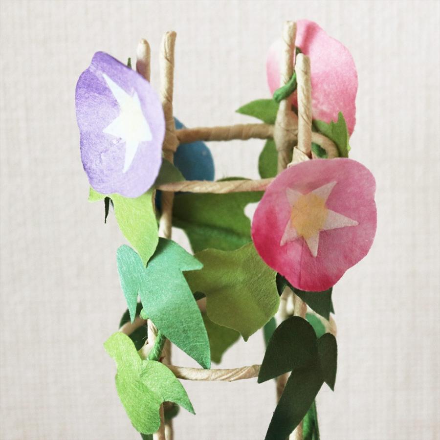 置き飾り おしゃれ 和紙 インテリア ミニチュア めでたや遊び 朝顔 和紙生活 通販 Yahoo ショッピング