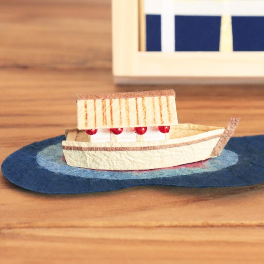 額飾り おしゃれ 和紙 切り絵 夏 祭り 屋形船 インテリア めでたや寸松庵 花火 和紙生活 通販 Yahoo ショッピング