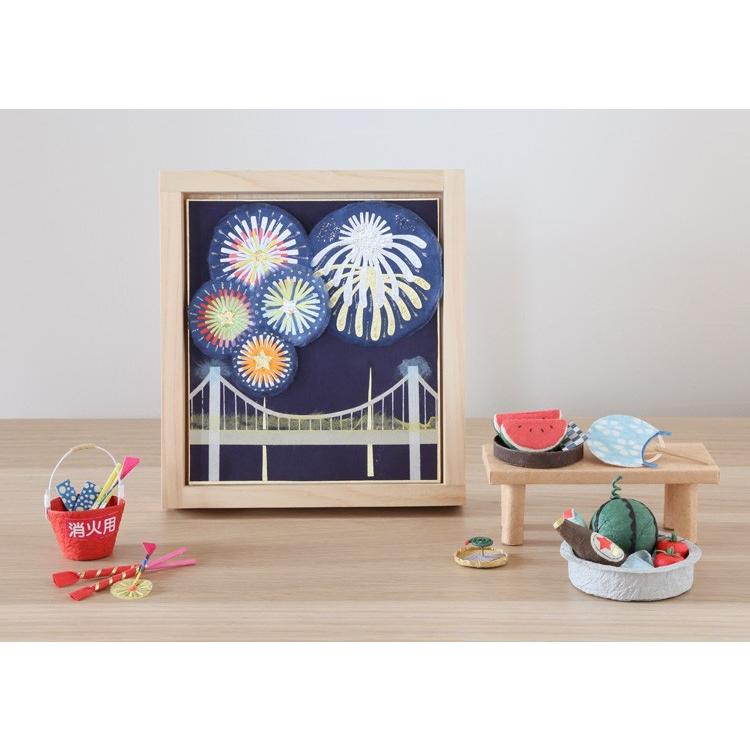額飾り おしゃれ 和紙 切り絵 夏 祭り 屋形船 インテリア めでたや寸松庵 花火 和紙生活 通販 Yahoo ショッピング