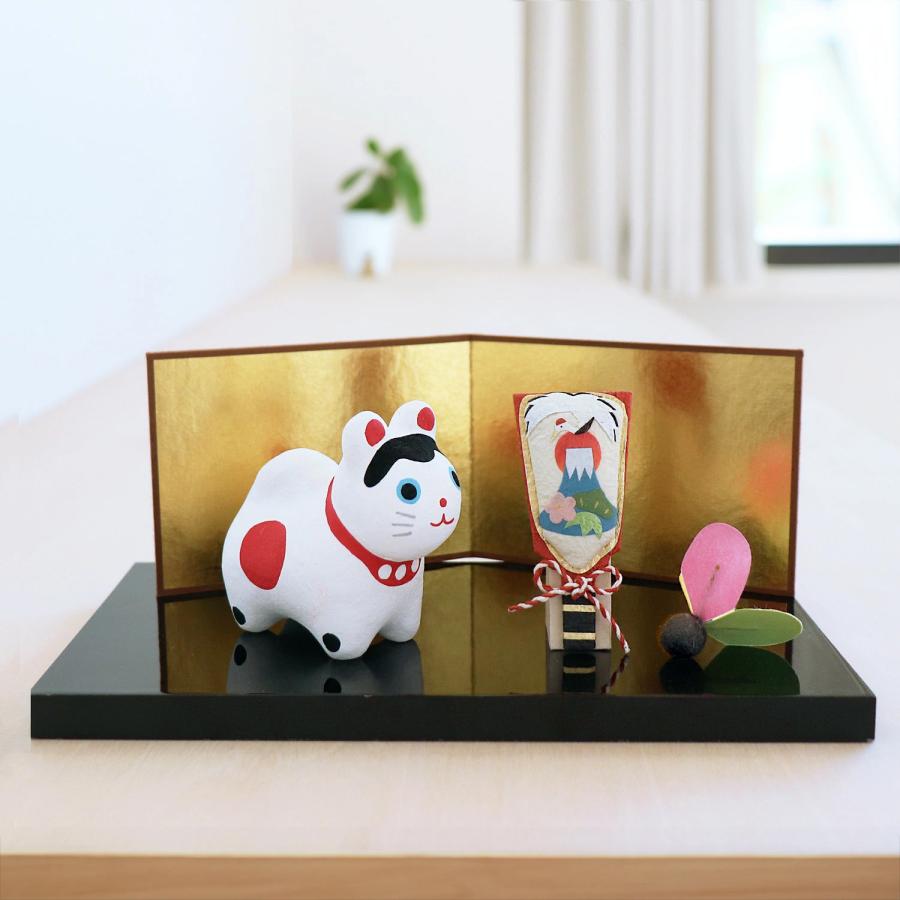 めでたや 干支飾り おしゃれ 【犬張り子】戌年 置物 和紙 民芸品 安産