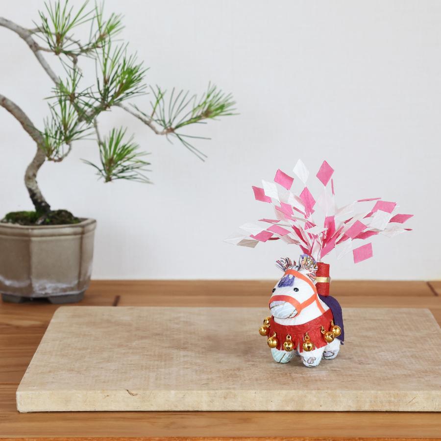 めでたや 干支飾り おしゃれ 【福花午】和紙 置物 かわいい 端午の節句