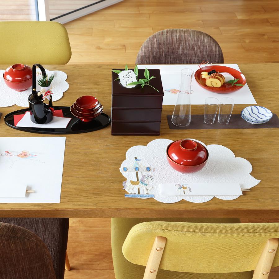 めでたや プレースマット プレイスマット テーブルマット【うま