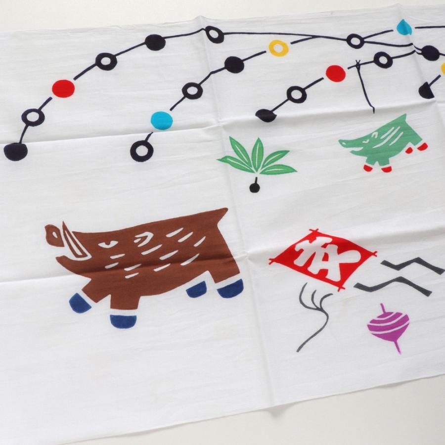 手塚治虫 ユニコ 琳派 手拭い 手ぬぐい タオル 仔犬に箒 和風 伝統工芸