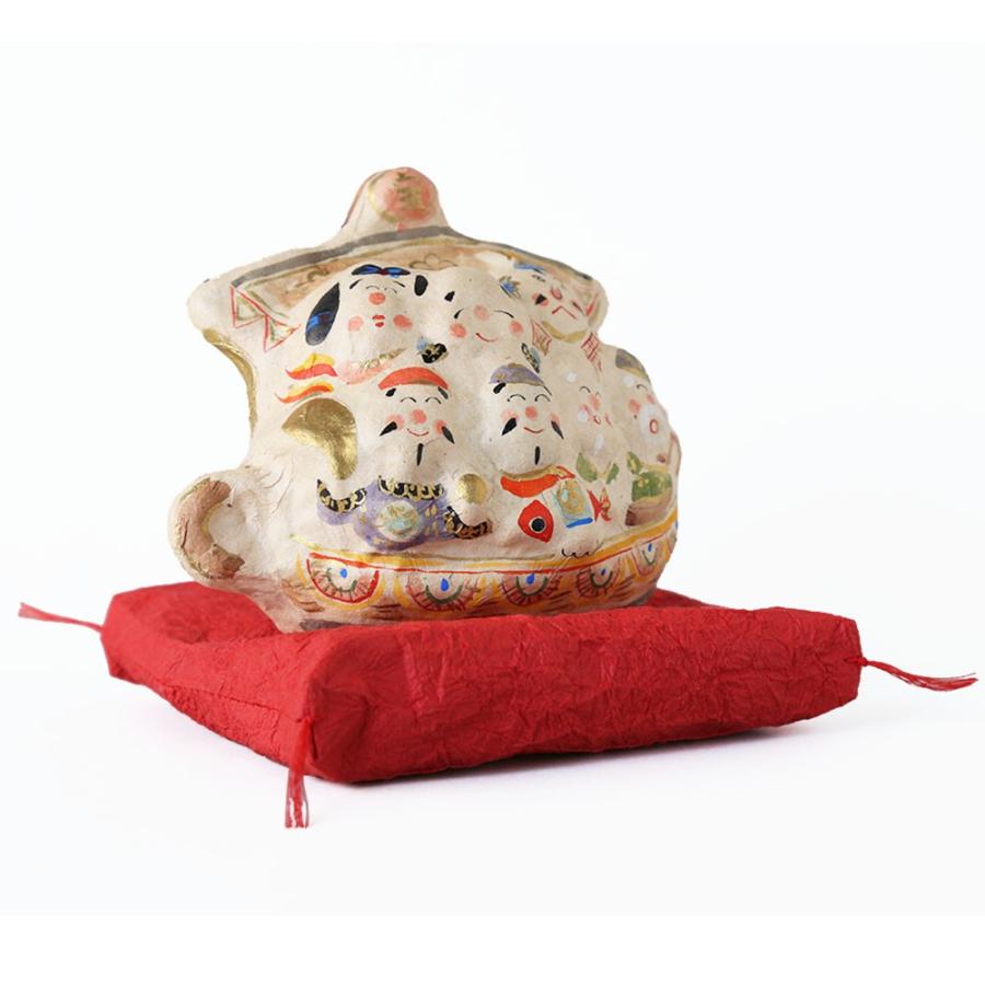 めでたや 七福神 おしゃれ 和紙 置物 縁起物 和雑貨 インテリア 張り子