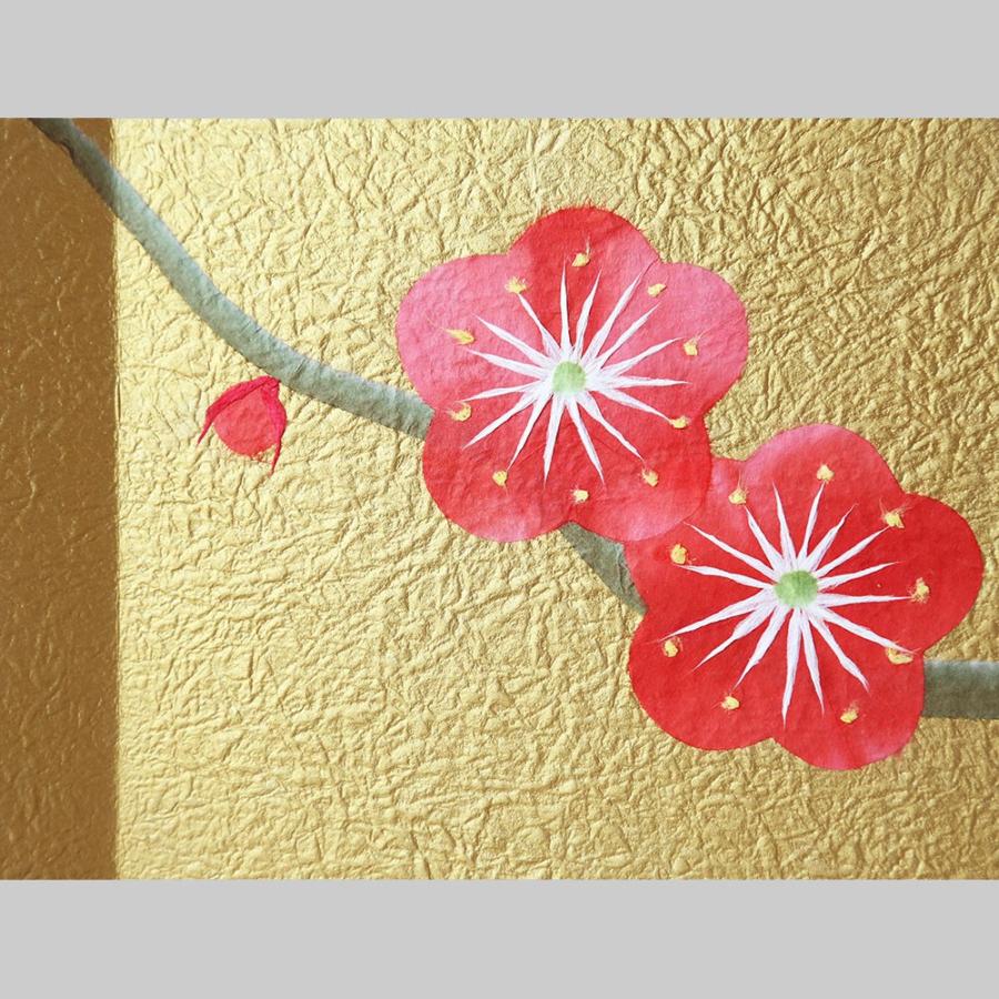 縁起物 正月飾り ちぎり絵 千両 千両 せんりょう 鉢植えの花 鉢植えギフト お正月飾り 金運縁起物 : 花
