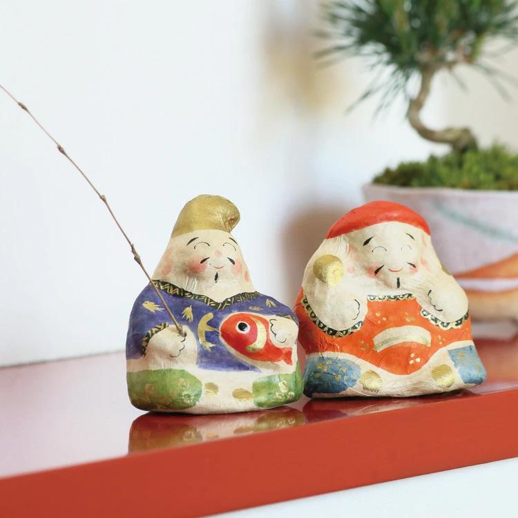 めでたや 置物 おしゃれ 和紙 お正月飾り 縁起物 和雑貨 玄関 リビング