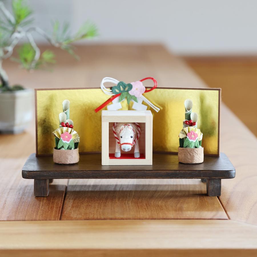 めでたや 置き物 金屏風 ミニ おしゃれ 和紙 和風 インテリア/ネコポス