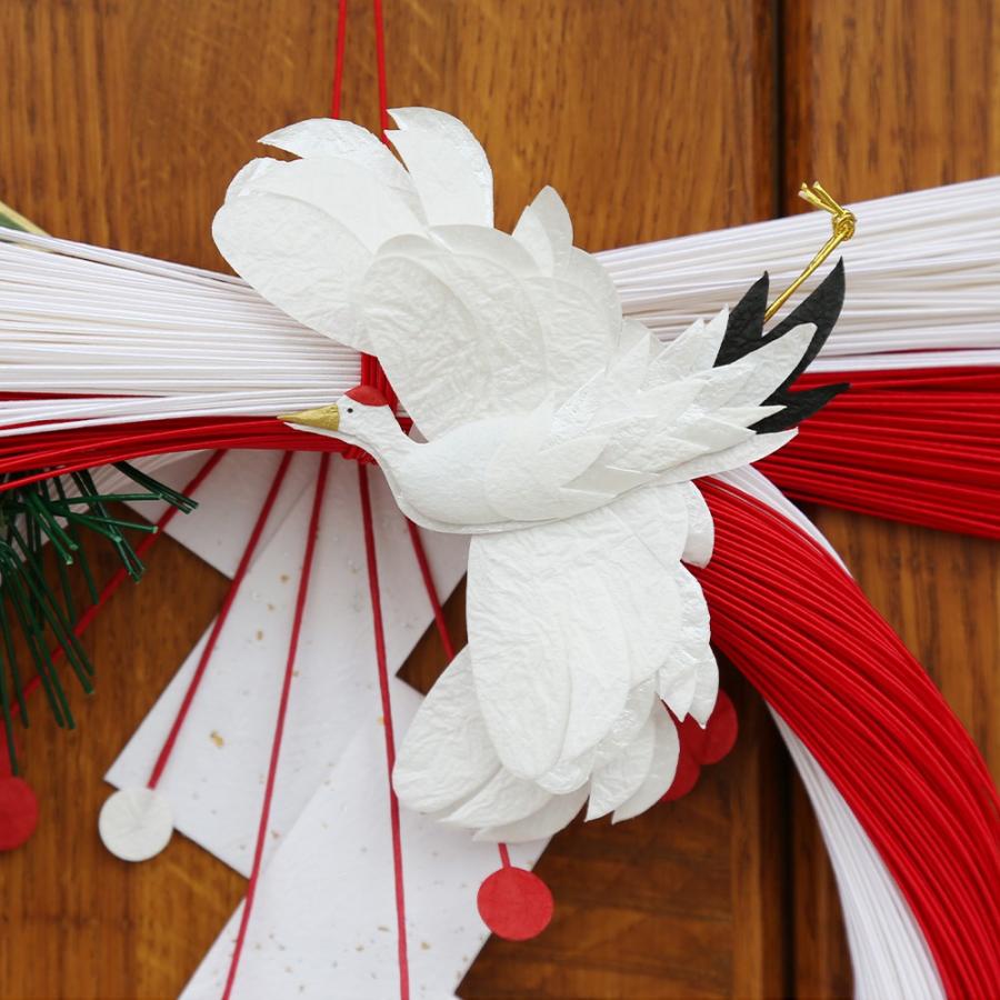 玄関飾り おしゃれ お正月 和紙 壁飾り 輪飾り 枝垂れ梅 和紙生活 通販 Yahoo ショッピング