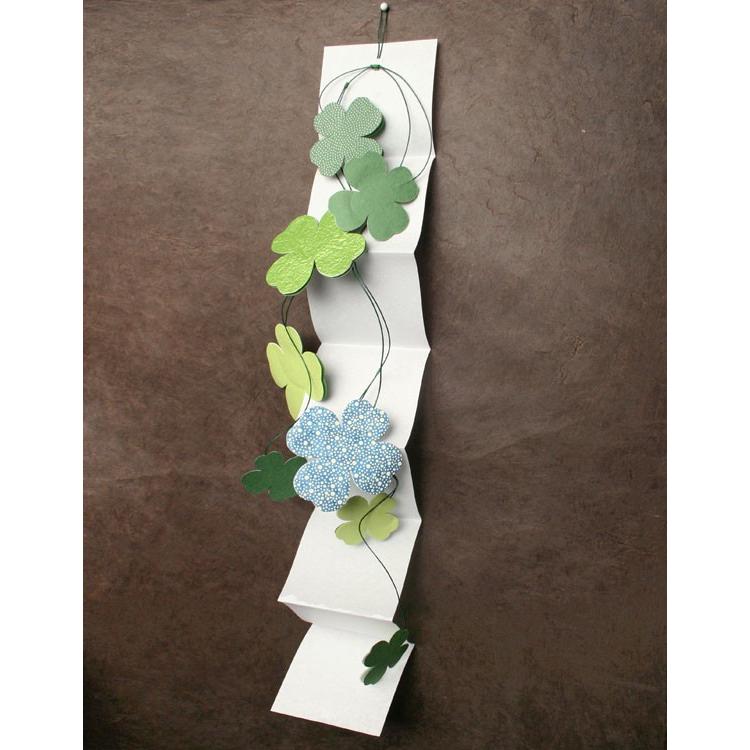 Medetaya Modern オーナメントカード 小 クローバー ネコポス可 和紙生活 通販 Yahoo ショッピング