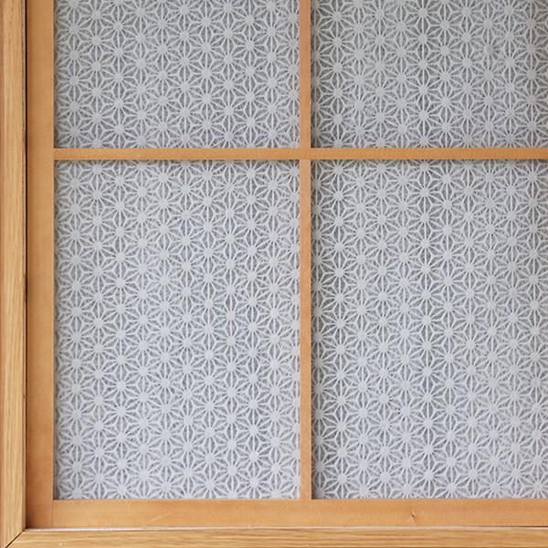 528円 最新な 障子紙 おしゃれ 柄 和の障子紙 麻の葉 Ws 003 白 大直