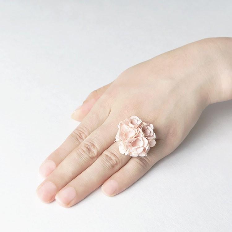 ピアス 小川和紙アクセサリー ring 桜花シリーズアクセサリー 月桜
