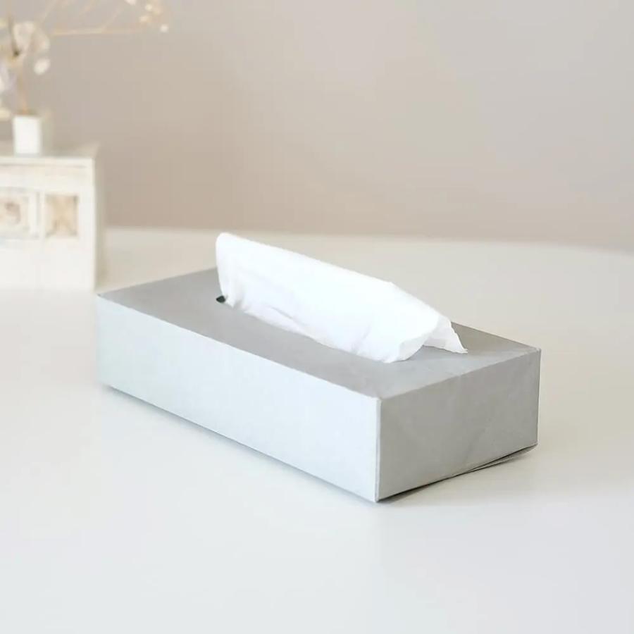 SIWA ティッシュボックスケース BOXカバー 薄型 スリム おしゃれ 和紙