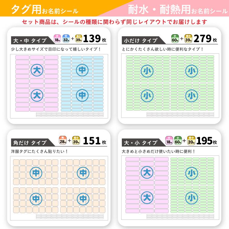 お名前シールノンアイロン 2点セット なまえシール 営業 ネームシール 男の子 タグ 入学準備 剥がれない 電子レンジok 防水 洗濯 耐水 入園準備
