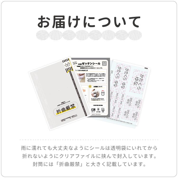 お名前シール ノンアイロン ゼッケン 名入れ ゼッケンシール 洗濯OK