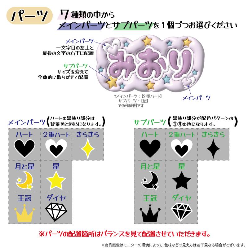 ぷっくり 3D風文字 name STICKER ネームステッカー 文字ステッカー お