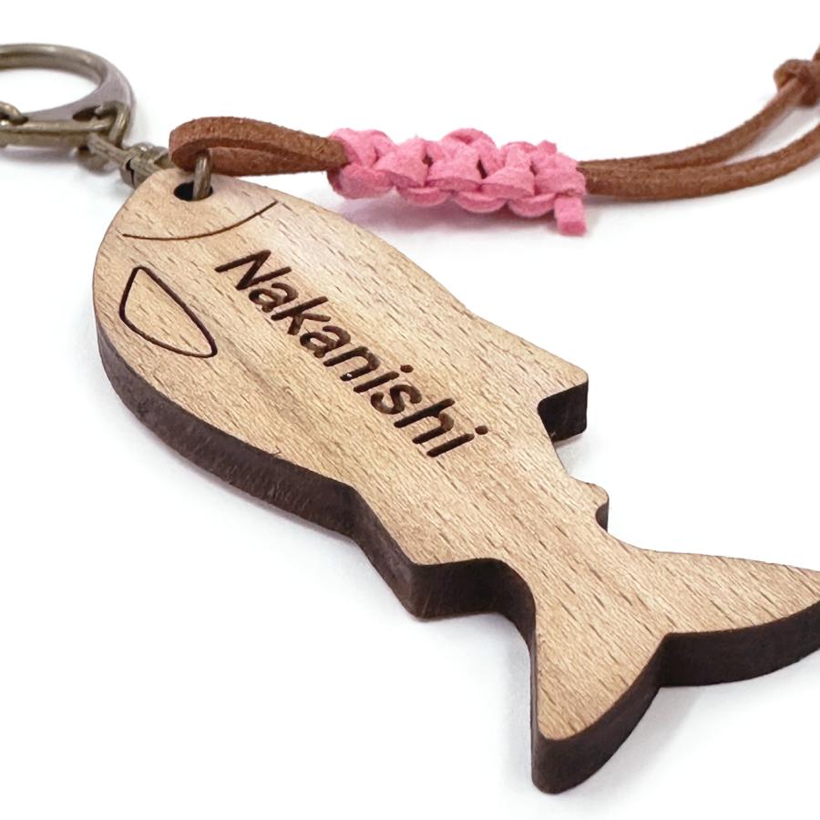 名入れ 彫刻 木製キーホルダー 1個 おしゃれ ネームプレート