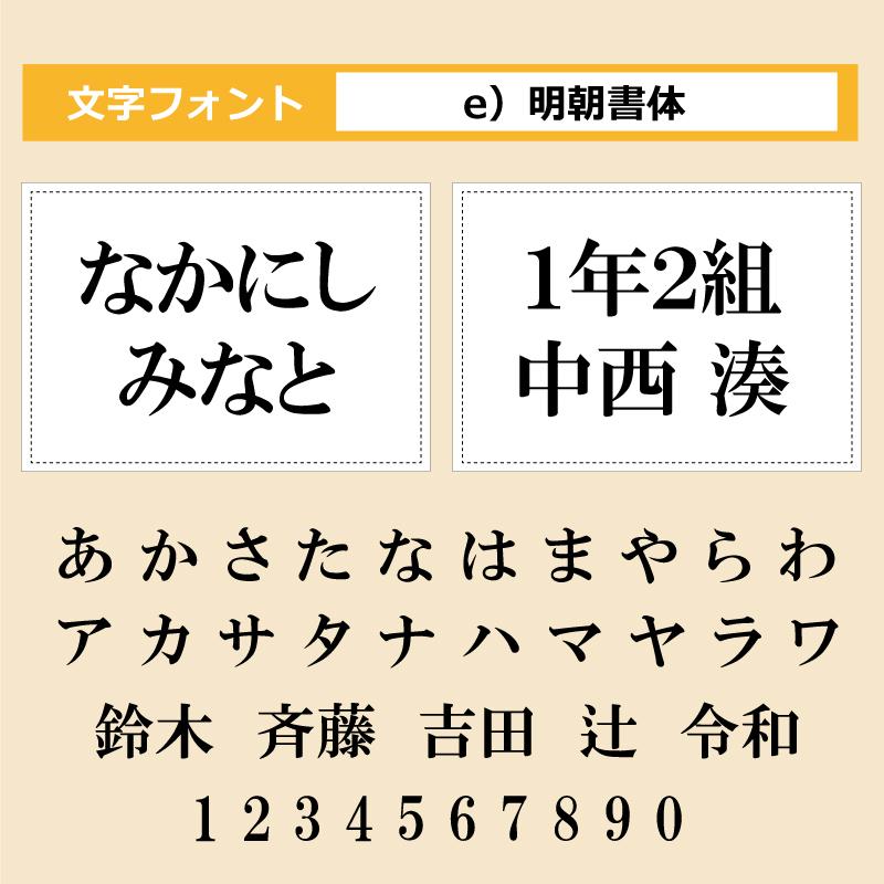 縫い付けタイプ お名前ゼッケン 体操服 運動会 水着 お昼寝布団 幼稚園