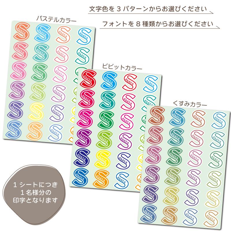 【オーダー受付】ハガキサイズ　おなまえシール　お名前 オーダー受付】ハガキサイズ ワンポイント おなまえシール お