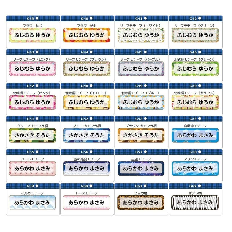 ２点セット　お名前&算数シール シンプル柄　 防水 耐水 食洗機 レンジ プレゼント 文房具 筆箱 水筒 無地 シンプル 模様 送料無料 |  | 03