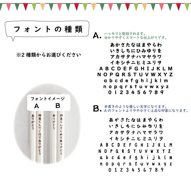 文字入れ 彫刻 白えんぴつ オリジナル文字 黒芯 ノベルティに最適！ 12
