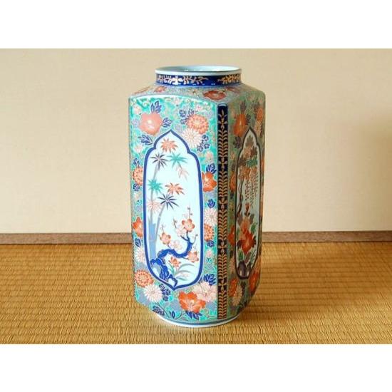花瓶 有田焼 芙蓉松竹梅