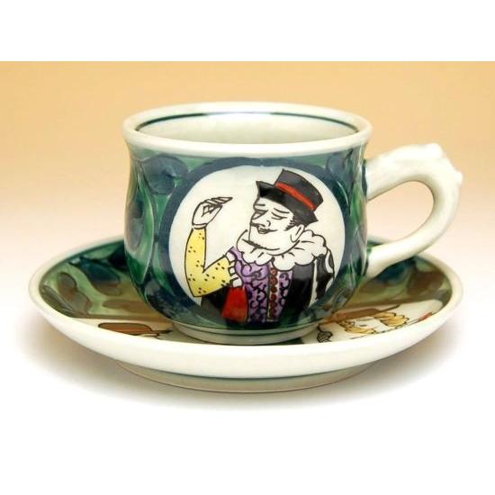 コーヒーカップ ソーサー 有田焼 南蛮人 緑 コーヒー碗皿 : 有田焼や