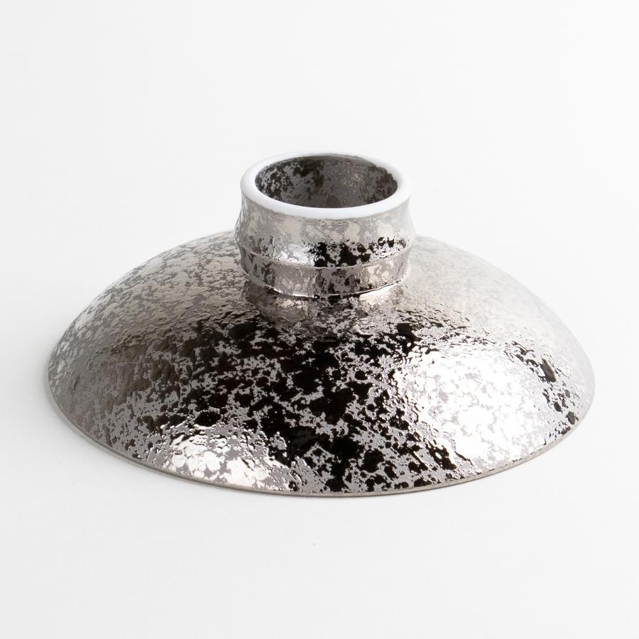 ぐい呑み おちょこ 有田焼 銀彩 平盃（大） : 有田焼やきもの市場