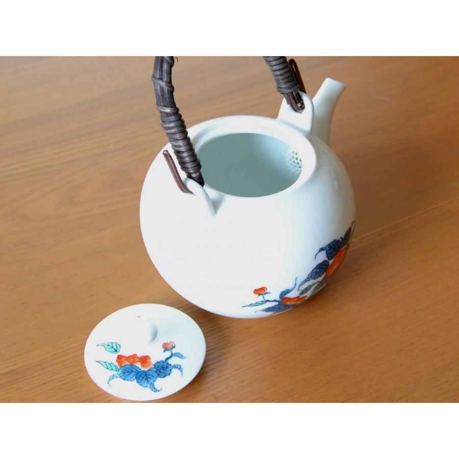 茶器セット 日本茶 高級 有田焼 畑萬陶苑 色鍋島内山水岩牡丹 汲出し 