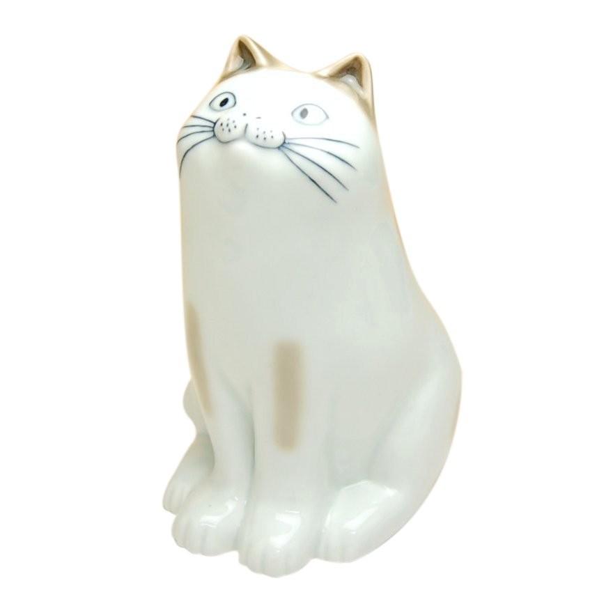 置物 インテリア 有田焼 お迎え猫 茶