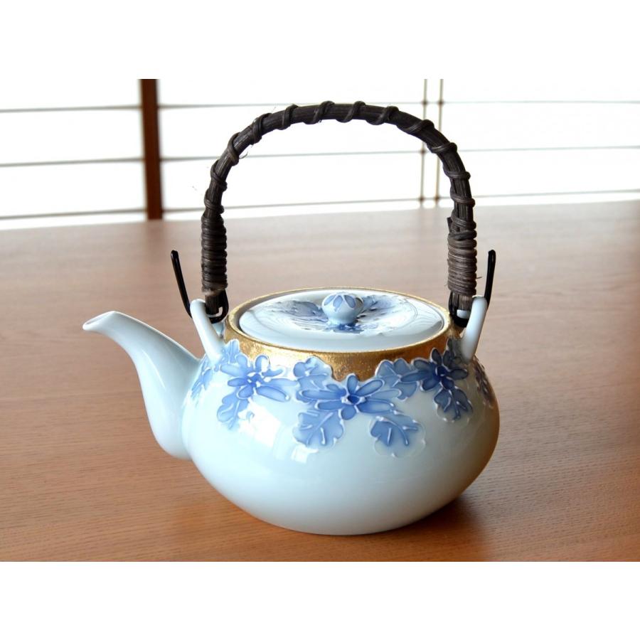 茶器セット 日本茶 有田焼 金濃一珍菊 汲出し土瓶茶器揃(土瓶1 茶器セット 日本茶 有田焼 金濃一珍菊 汲出し土瓶茶器揃(土瓶1