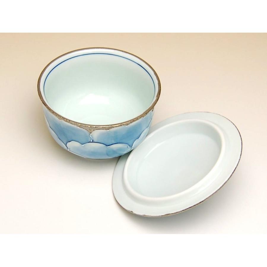 湯呑 来客用 蓋つき 有田焼 プラチナ牡丹 汲み出し : 有田焼やきもの