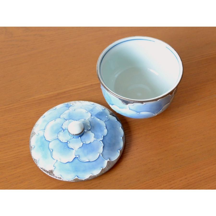 茶器セット 日本茶 有田焼 プラチナ牡丹 汲出しU土瓶茶器揃（土瓶1個