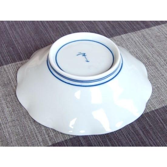 中鉢 食器 和食器 有田焼 菊割青海波 15cm深皿 : 有田焼やきもの市場
