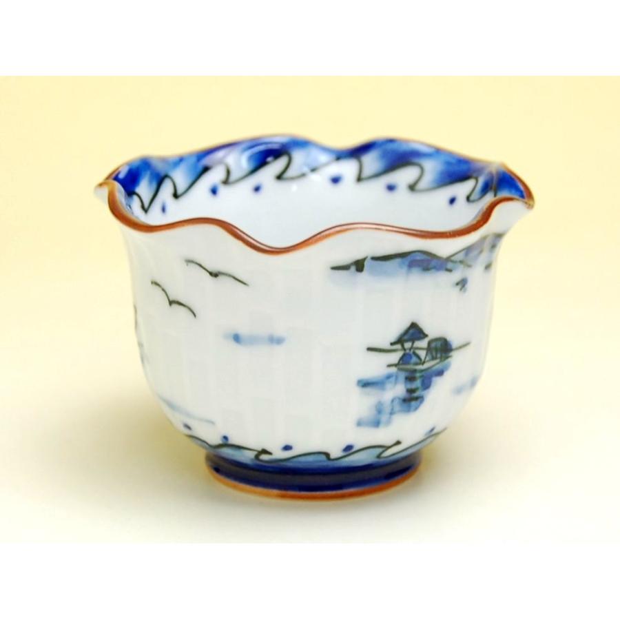 小鉢 和食器 おしゃれ 有田焼 釣り山水 小付 : 有田焼やきもの