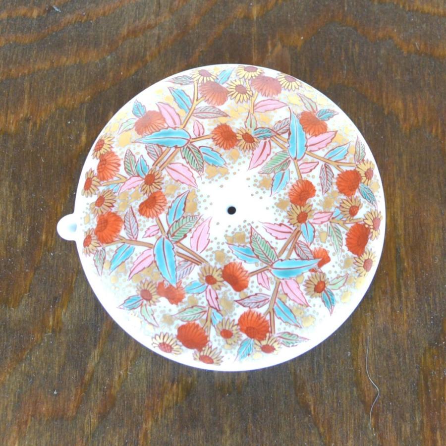 水滴 書道 習字 有田焼 伝統工芸士作品 錦彩唐草紋 木箱入り : 有田焼