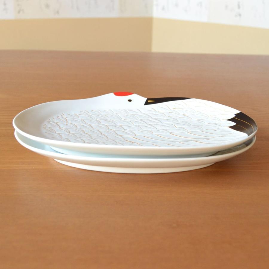 大皿 直径45.5cm 有田 静山作 波鶴 金彩 賀正 正月 飾り皿 皿 大皿 直径45.5cm 有田 静山作 波鶴 金彩 賀正 正月 飾り皿 皿