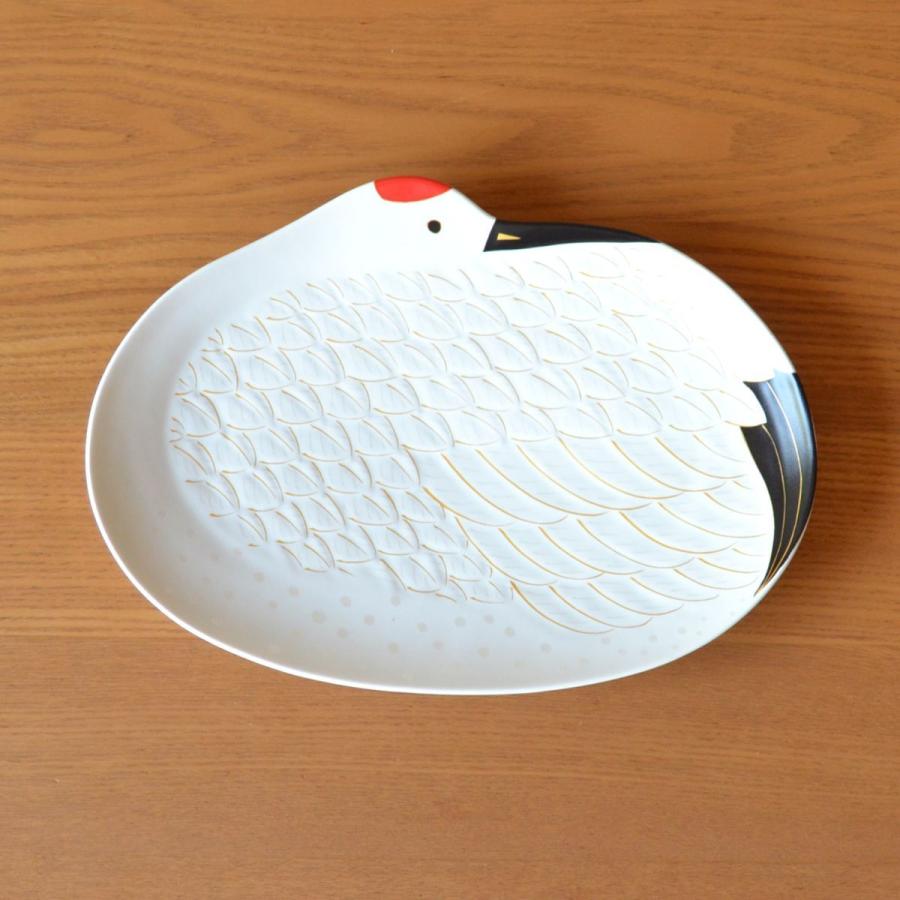 大皿 直径45.5cm 有田 静山作 波鶴 金彩 賀正 正月 飾り皿 皿 大皿 直径45.5cm 有田 静山作 波鶴 金彩 賀正 正月 飾り皿 皿