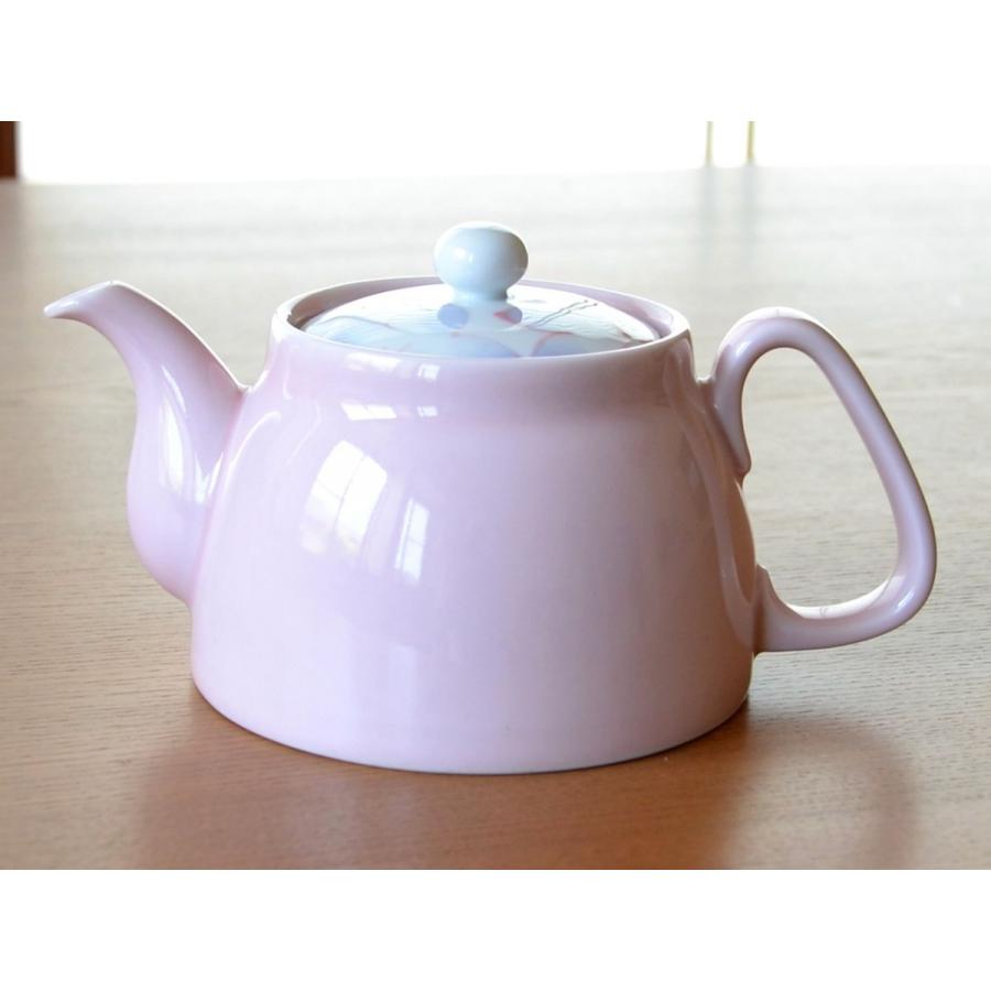 茶器セット 日本茶 有田焼 ピンクフラワー Uポット茶器揃（ポット1個