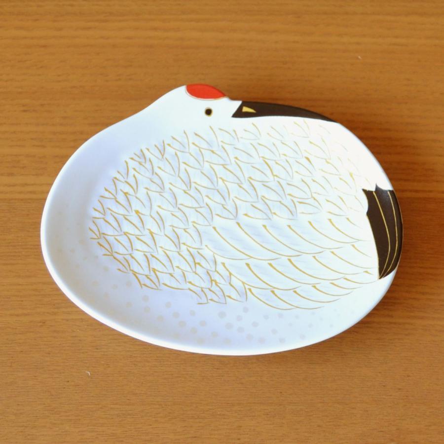 正月 食器 和食器 小皿 鶴 縁起物 有田焼 金彩鶴 5枚セット