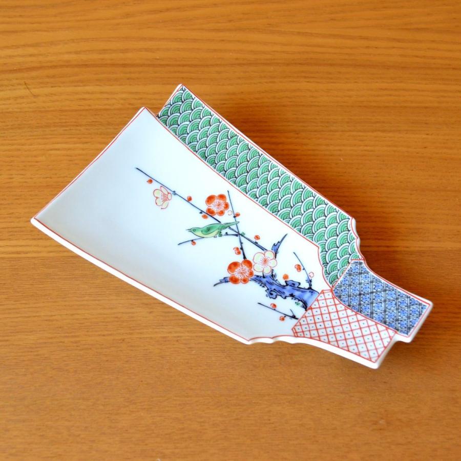 正月 食器 和食器 小皿 縁起物 有田焼 羽子板 祝い皿 ５枚セット 化粧箱入り_2