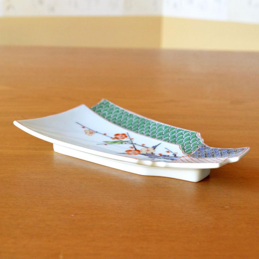 正月 食器 和食器 小皿 縁起物 有田焼 羽子板 祝い皿 ５枚セット 化粧箱入り_3