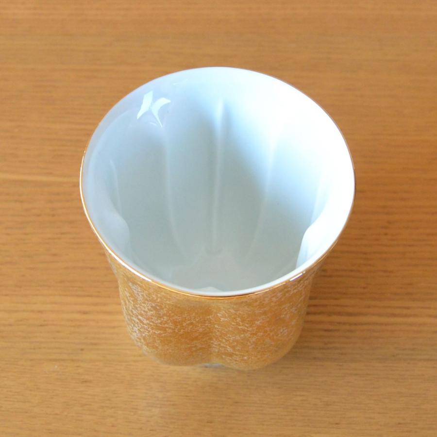 敬老の日 ギフト 湯呑み 有田焼 桜の花びら形になる 長寿を願った木箱入りギフト メッセージカード付き 黄金のジパング_3